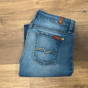 7 For All Mankind Skinny Mid Rise Skinny